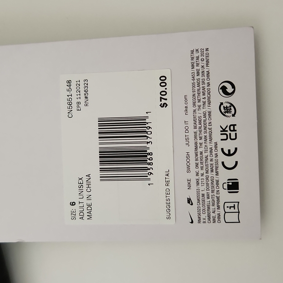 Nike GK grip3 goalkeeper soccer gloves marine white CN5651-548 unisex size 6 - Picture 8 of 8